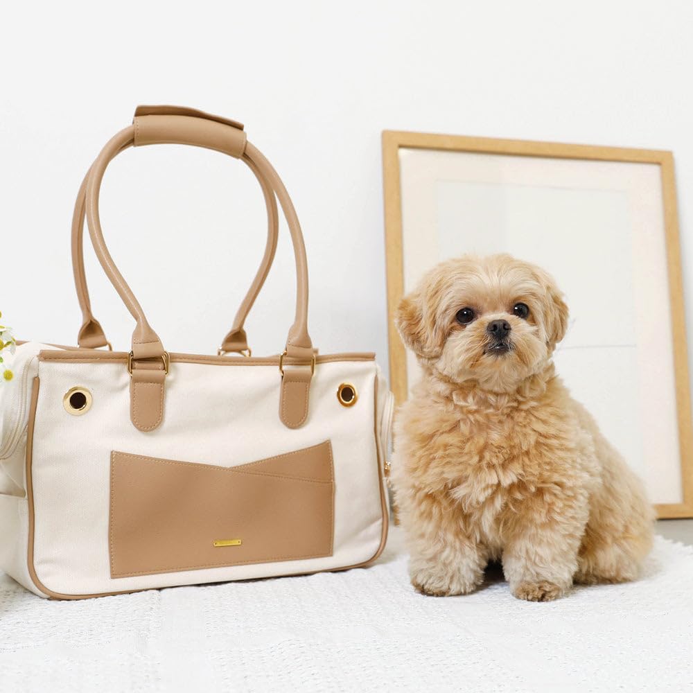 monchéri モンシェリ [軽量撥水ペットトートバッグ] 犬 ペットキャリーバッグ スリング 小型犬 中型犬 (M/ベージュ) ペットスリング 犬 スリング ペットキャリー 小型犬 中型犬 ドッグスリング キャリーバッグ 犬用 旅行 通院 お出かけ かわいい おしゃれ moncheri  モンシェリ moncheri ペットスリング 犬 スリング ペットキャリー 小型犬 中型犬 ドッグスリング キャリーバッグ 犬用 旅行 ...