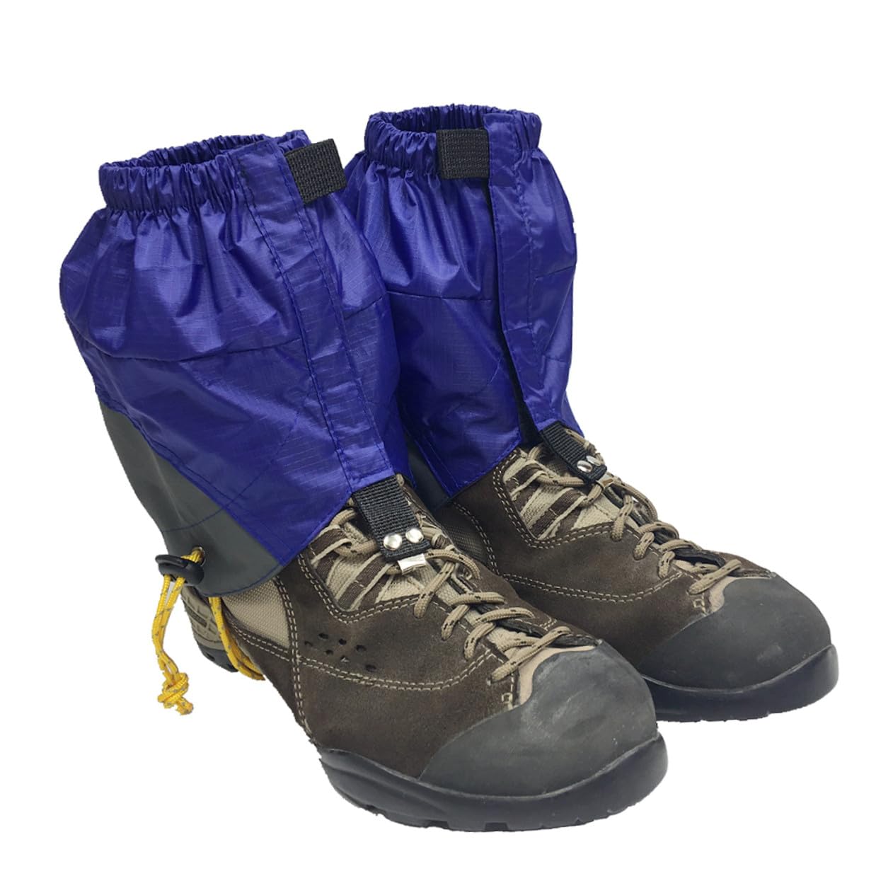 Guêtres de randonnée imperméables en nylon bleu pour protection cheville - 8