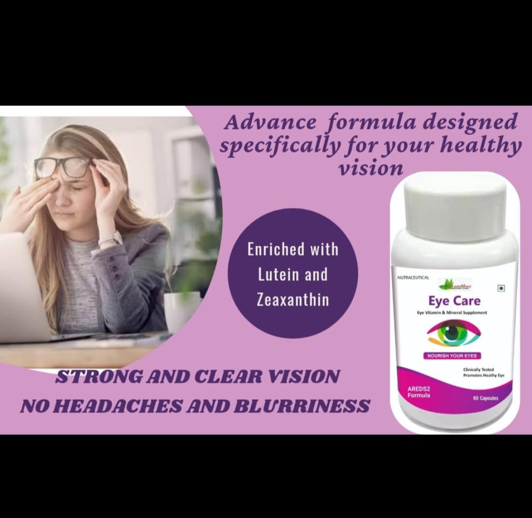 Sambhav Herbal Lutein & Zeaxanthin Capsules – Eye Health & Vision Support Supplement with Vitamins & Minerals, 60 Capsules | Herbal Eye Care — Amazon image 8