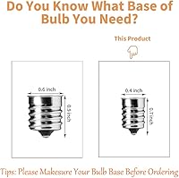 Vista 6 de GOOTHY Paquete de 25 bombillas de repuesto de Navidad C7, luces de Navidad de cerámica azul para patio al aire libre e interior, base de candelabro