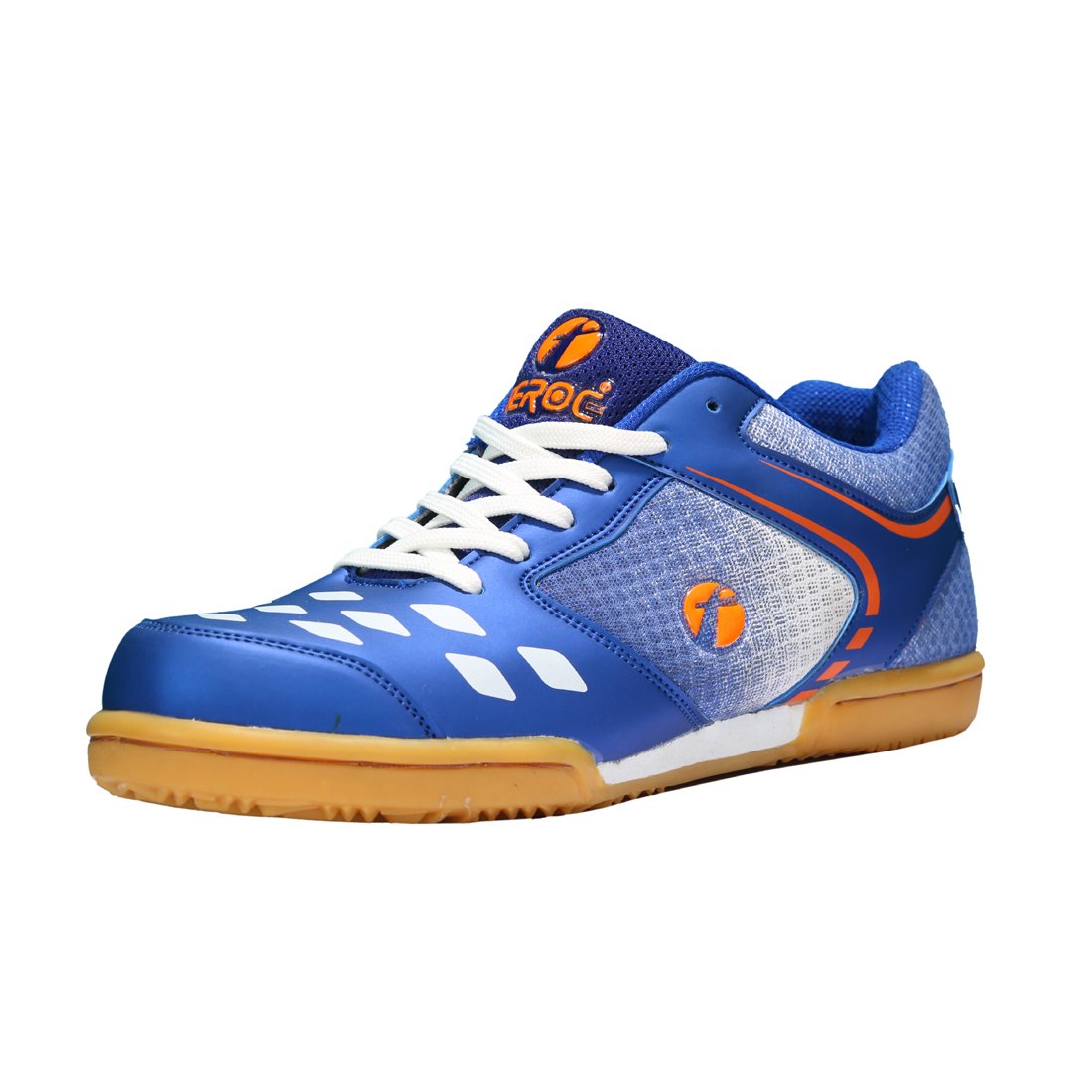 FEROC Mens Yellow, Blue Polyurethane Badminton Shoes - 8 (B07R3JSJPW) Amazon Price History, Amazon Price Tracker