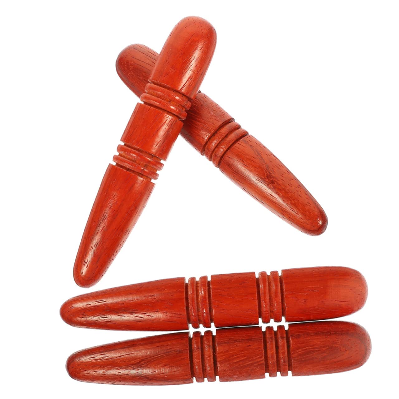 FRCOLOR 12piezas Herramientas De Masaje De Pies Bastones De Acupresión De Madera Para Reflexología Masaje De Pies y Del Estrés