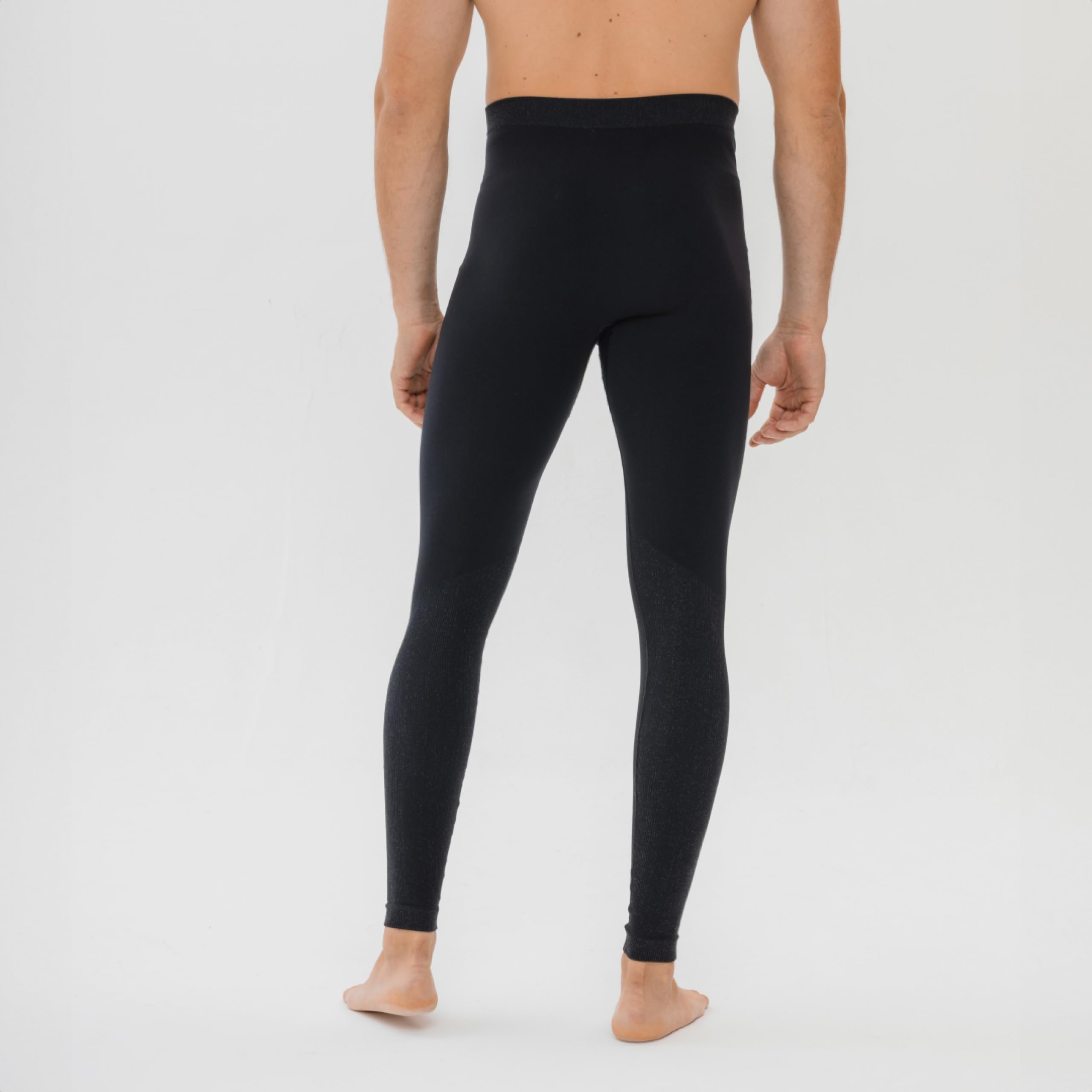 REBELHORN Freeze II Pantaloni Termici Uomo| Biancheria Termica Rinfrescante | Assorbe l'umidità | Traspirante | Zone di Compressione | Abbigliamento Moto Termico