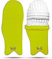 KM Sports Waterproof Cricket Batting Pads Covers - Durable Stretchable Leg Guard Protectors for Training & Matches, One Size Fits Most (Pair)