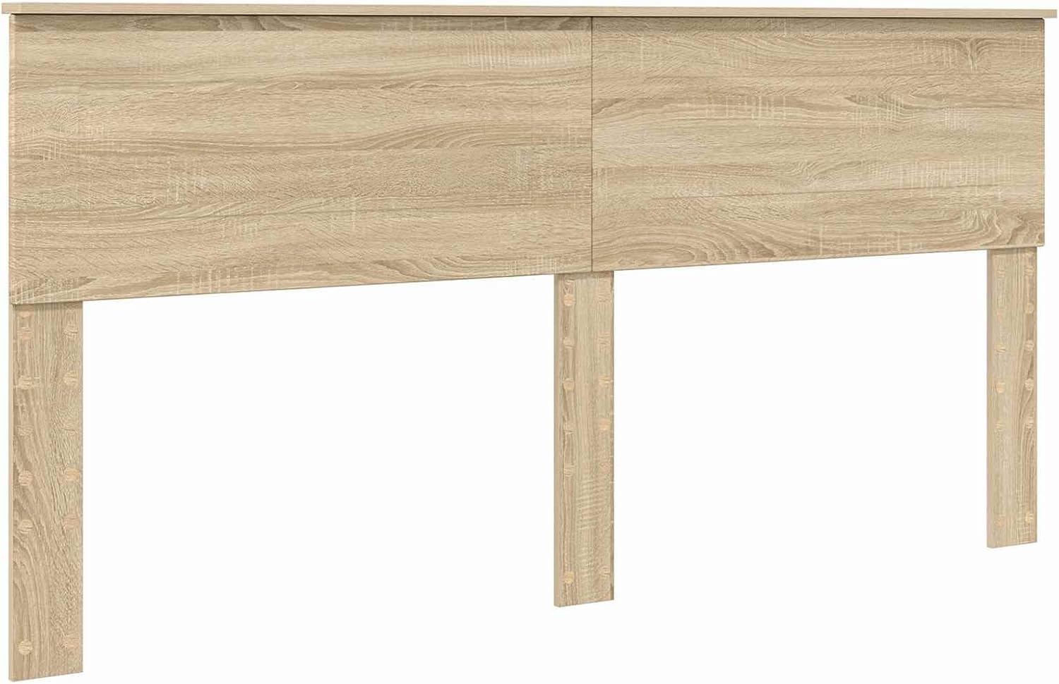 The standalone headboard component of the vidaXL Sonoma Bed Frame, featuring its clean lines and wood grain finish.