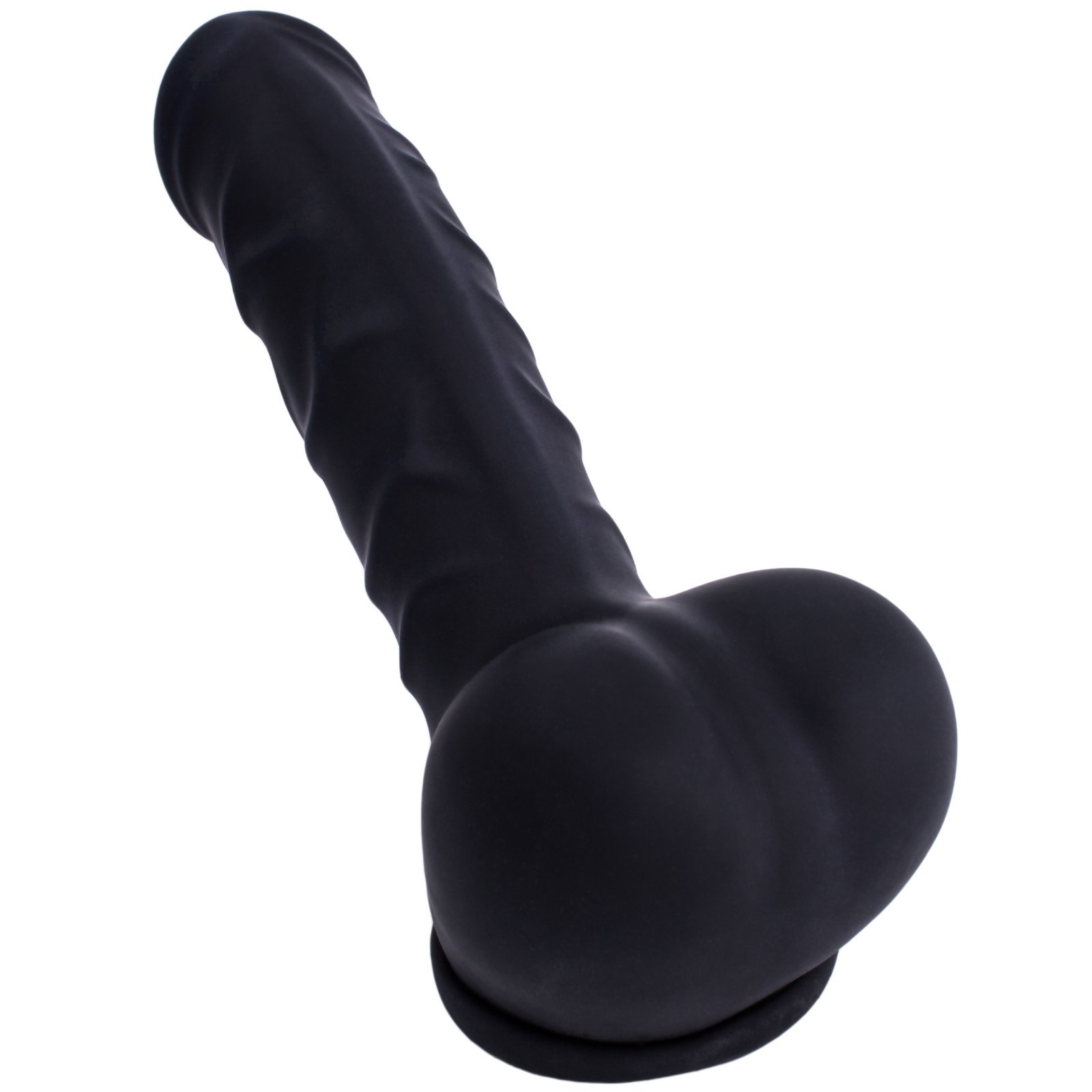 lattice guaina pene Carlos nero Lunghezza del pozzo: 15 cm - Penis sleeve con scroto e glande marcato