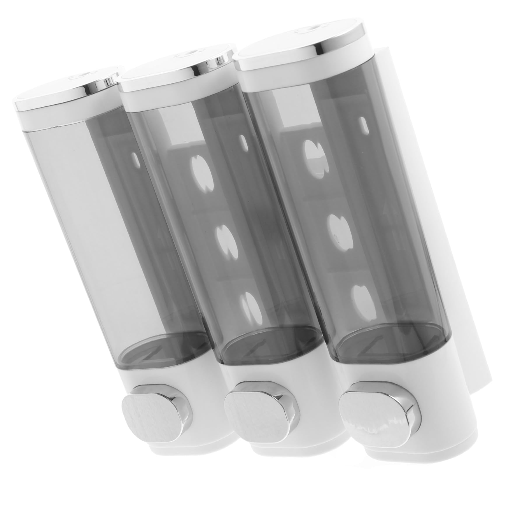 Dispensador de Jabón de Pared para Baño de 3 Cámaras Abs
