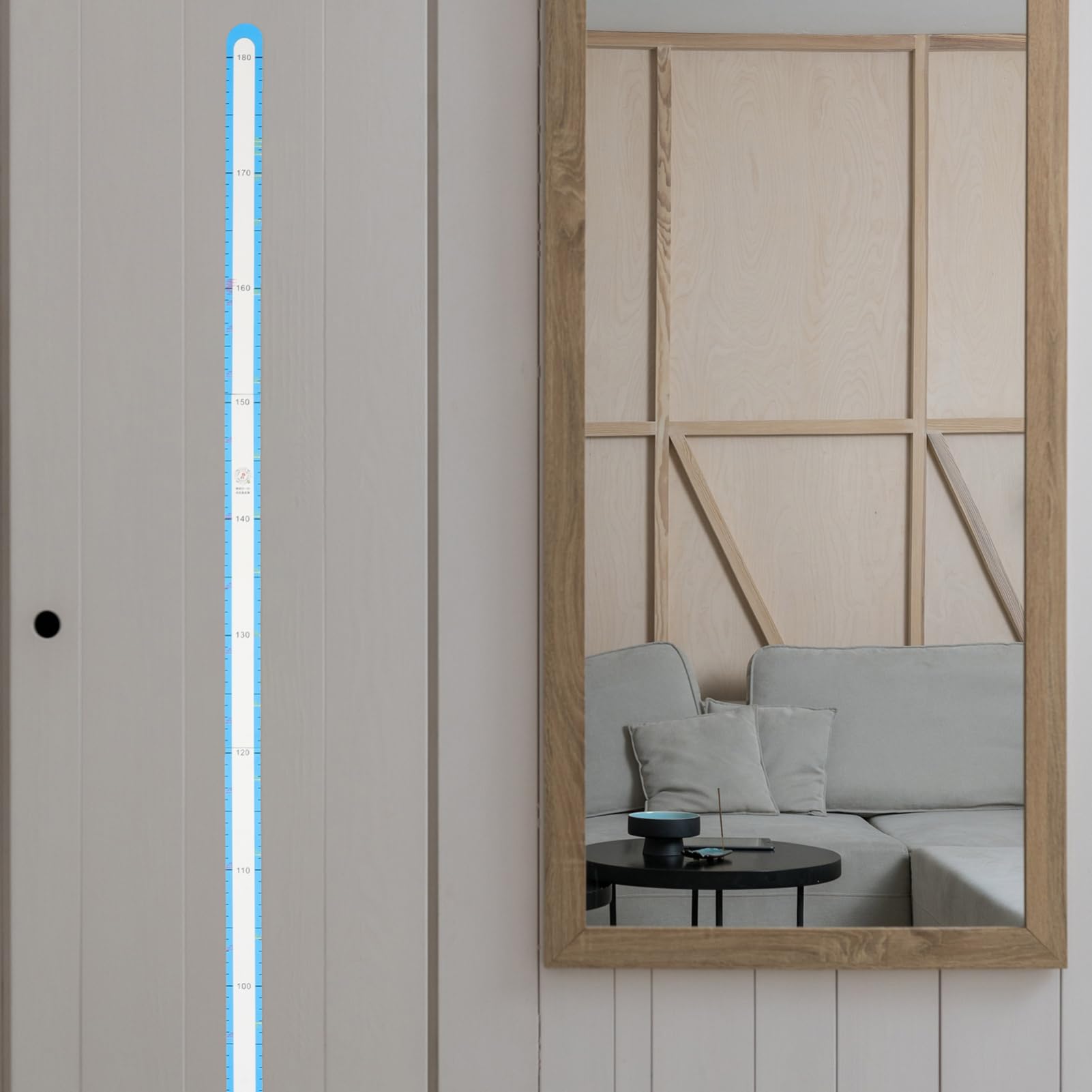 ERINGOGO 1 Set Height Stickers for Nursery Cartoon Wall Decals Wall Decor and Boy Growth Chart Window Cling Growth Chart Height Chart for