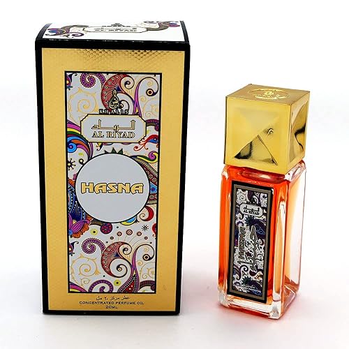Maison d'Orient HASNA Roll-On Attar para mujer, 20 mL  Aceite de perfume premium  Sin alcohol  Fragancias árabes veganas y libres de crueldad animal