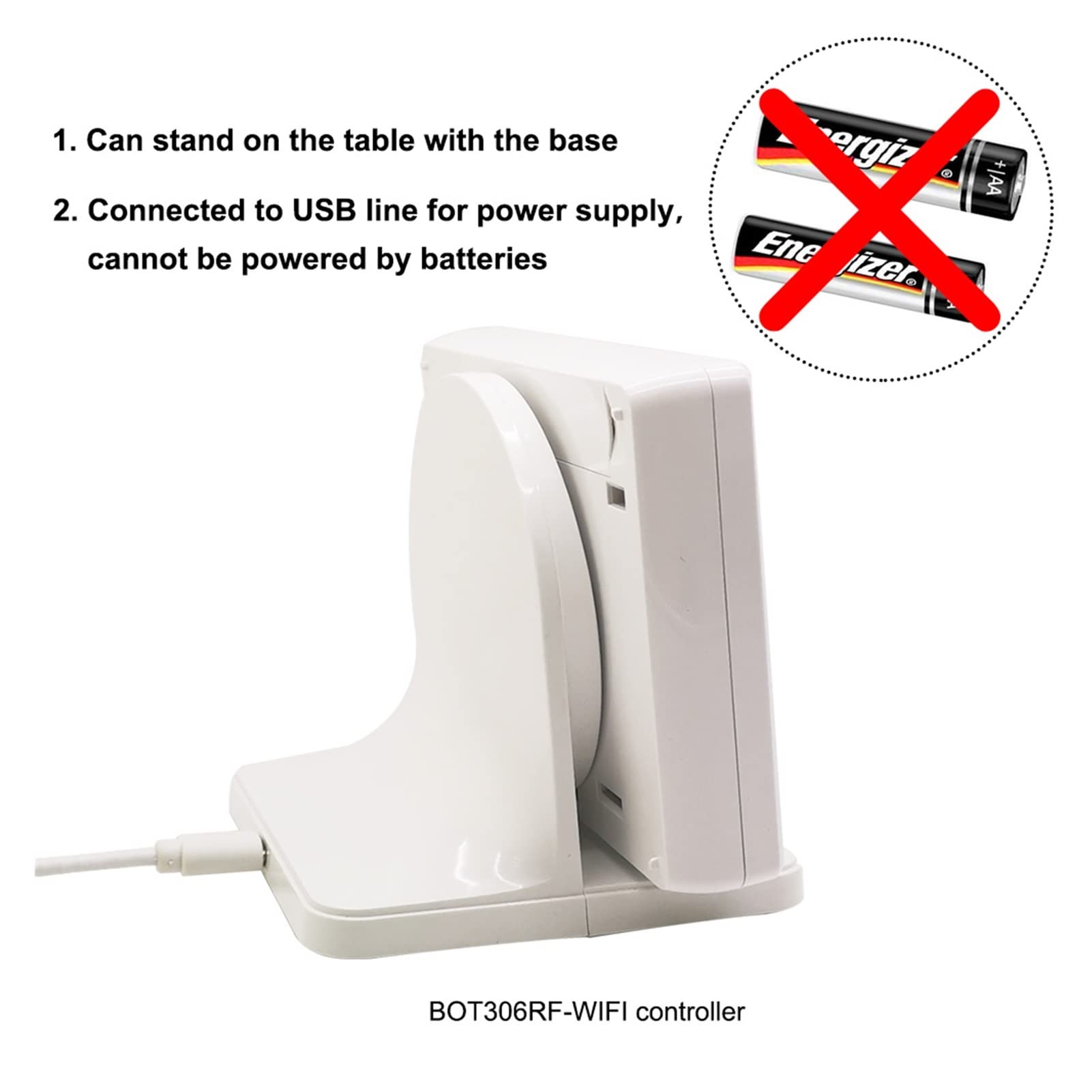 Czujnik termometru, BOT306RF-WIFI. Wireless WiFi Termostat do kotła gazowego Smart Obsługa regulatora temperatury Google Home Alexa