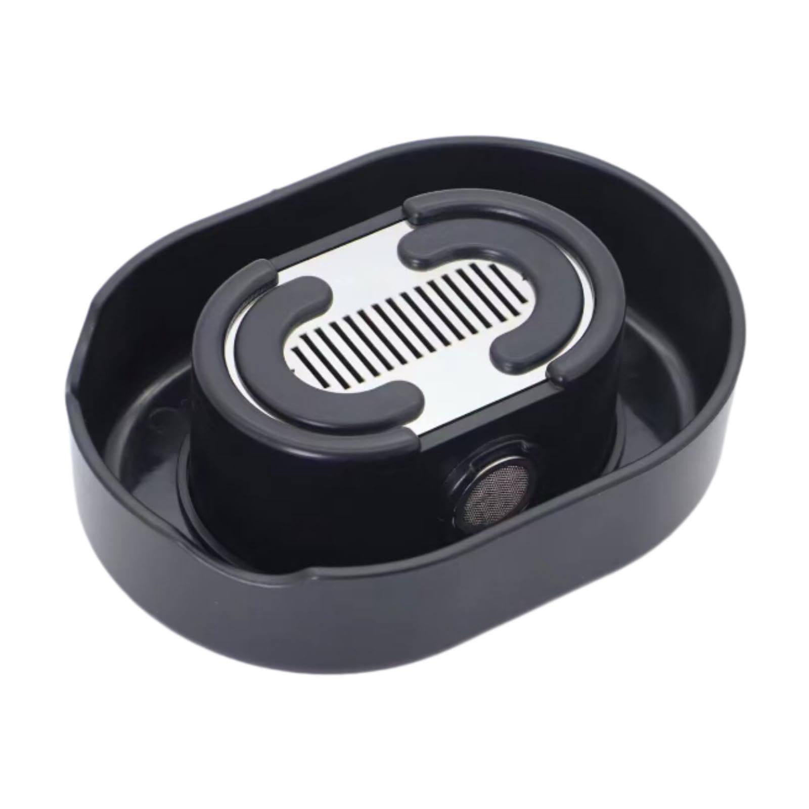 Manual Push Type Shaver Rinser Shaver Rinse Stand for Picnic Travel Holidays Black-image-22