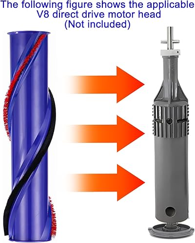 Miniatura 2 de V8 - Cepillo de repuesto para aspiradora inalámbrica Dyson V8, número de pieza 967485-01