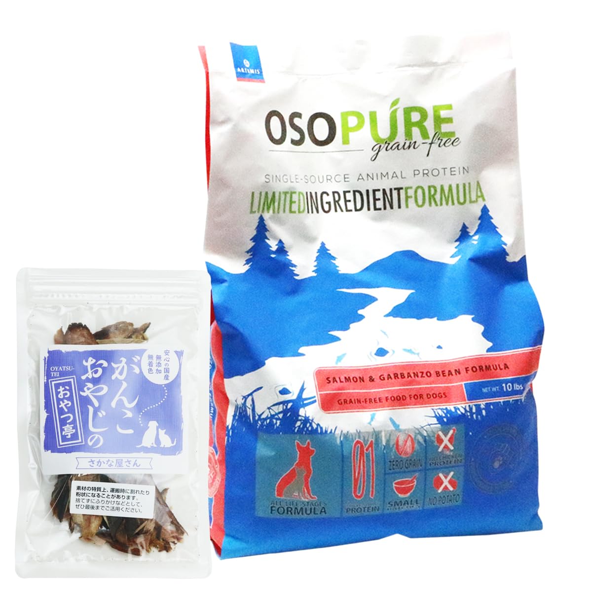 OSO PURE サーモン & ガルバンゾー豆 10 lbs OSO PURE サーモン & ガルバンゾー豆 10 lbs 【公式通販】