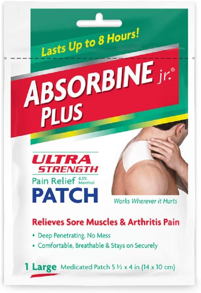 (Pack of 8) Absorbine Plus Jr, Ultra Strength Pain Relief