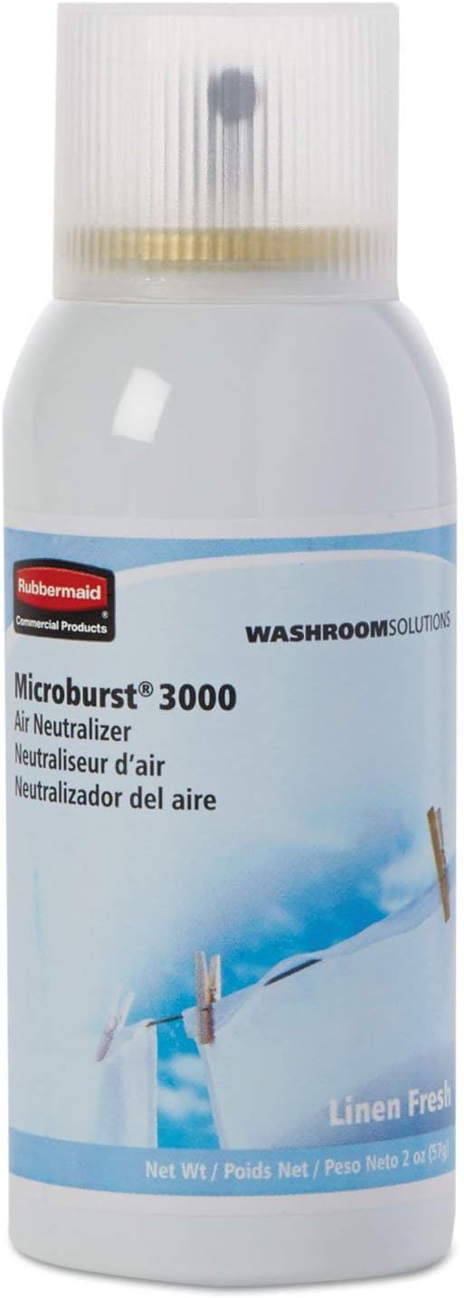 Commercial 4012551 Microburst 3000 Refill Linen Fresh 2oz Aerosol 12/Carton