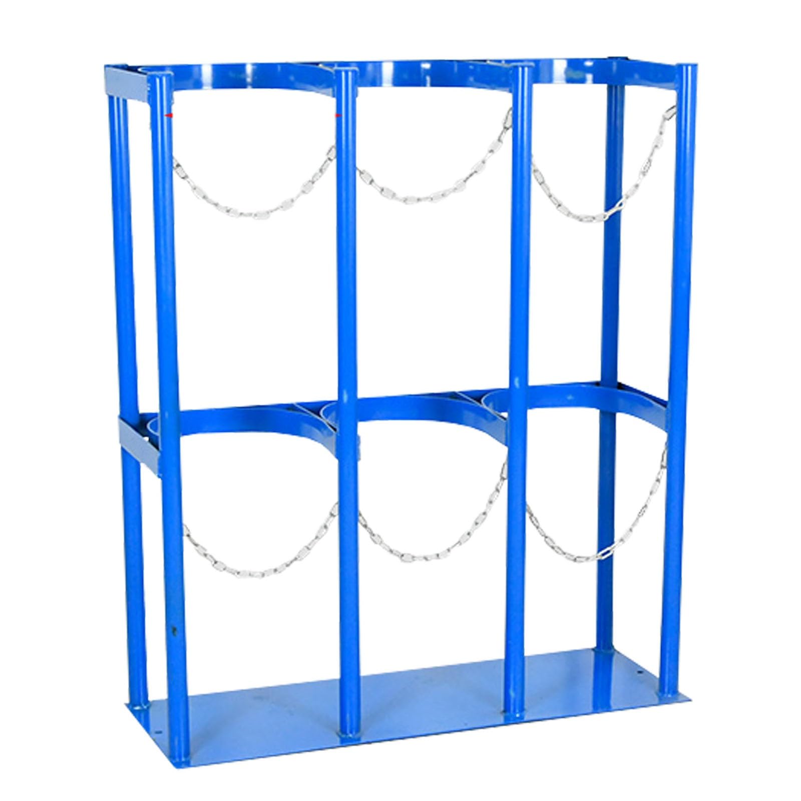 SWENEEN Oxygen Tank Holder Carrier For 40L Gas Cylinder,Durable Steel Nitrogen Gas Cylinders Fixed Shelf With Pre-Drilled Base,Clinics Cylinder Carriers For Trans,88x30x100cm/34.6x11.8x39.4in
