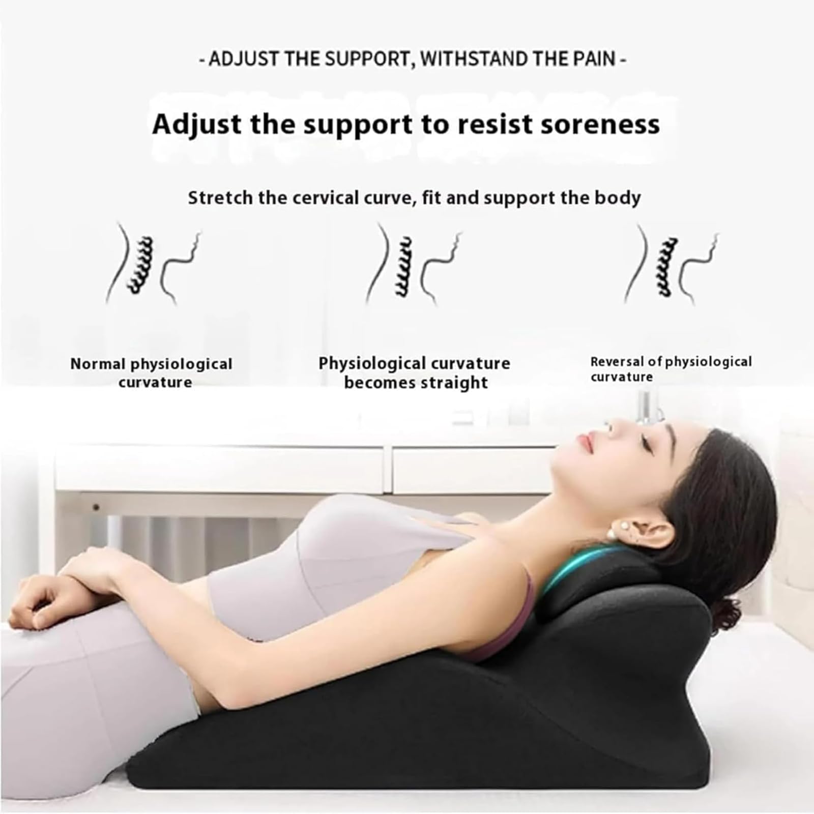 Coussins sexuels pour les couples, oreiller pour couple, angle de 27°, soutien ergonomique pour la colonne vertébrale et oreiller de lit multifonction, Coussin pour Positions Sexuel(Noir)