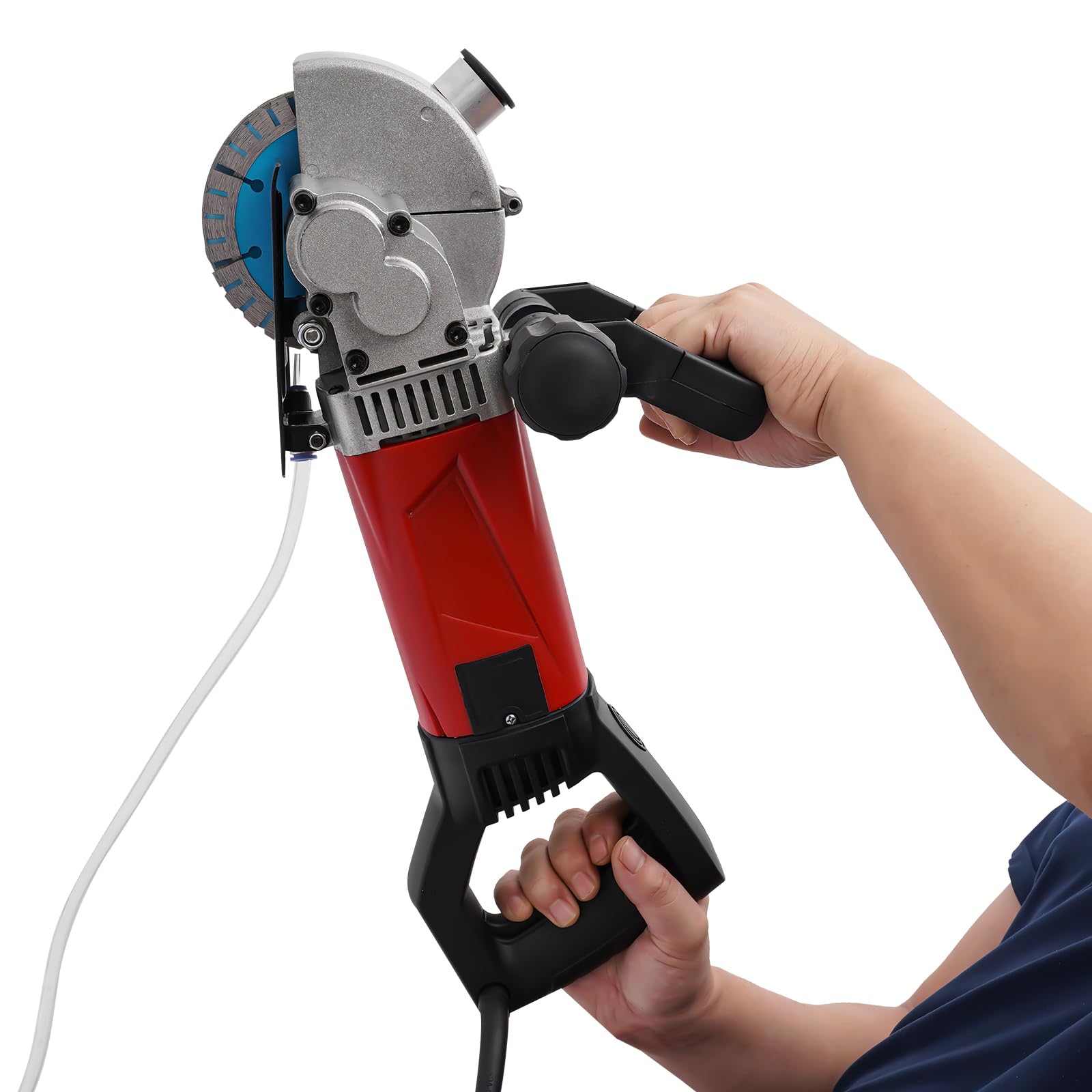 Bruzdownica szczelinowa 3000 W, do muru, 7000 obr./min, frez szczelinowy z 5 ostrzami 125 mm, elektryczna maszyna do rowków do cegieł, podłoża i stali zbrojeniowej