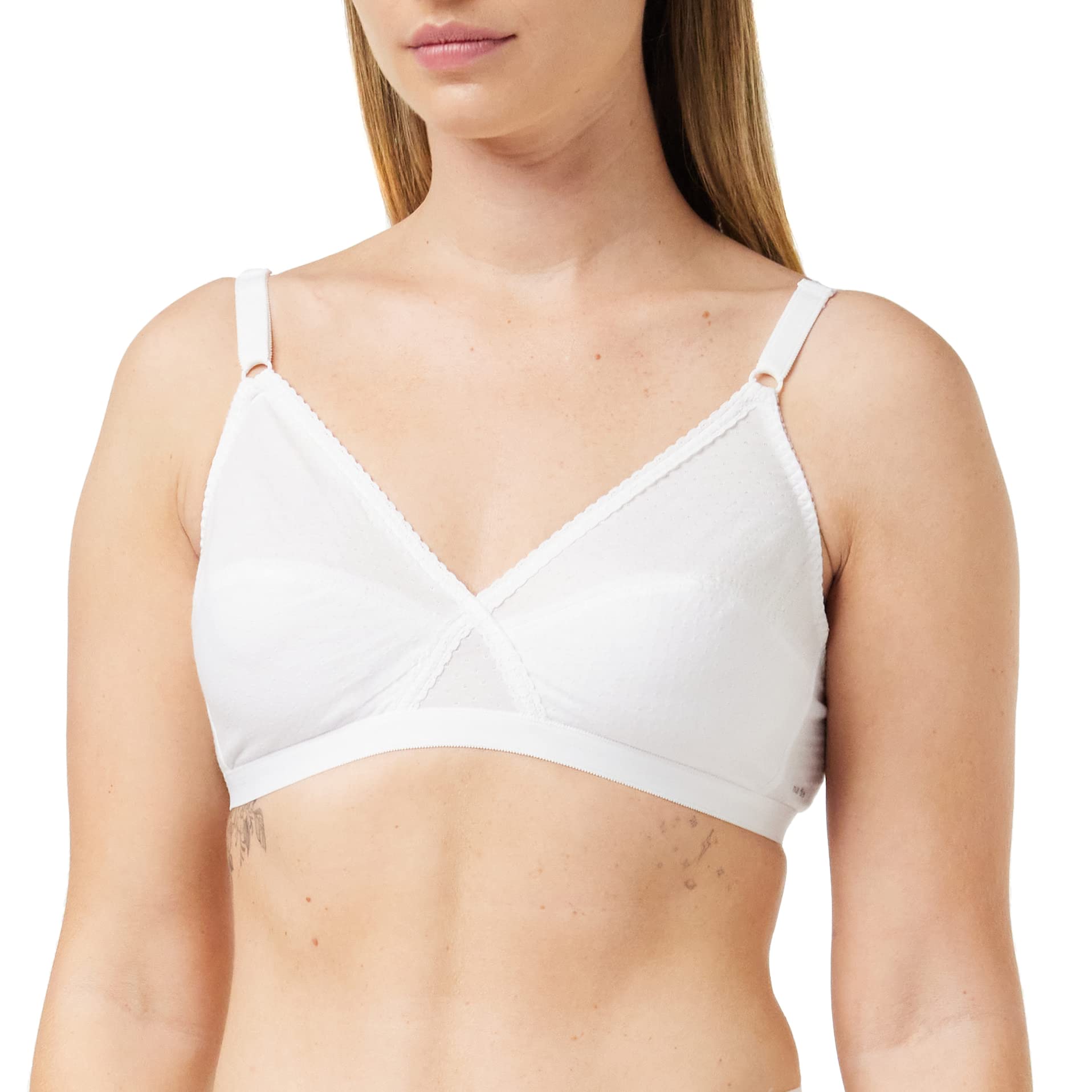 Nur Die Women's Bra White Weiß (weiß 030) 38CC (Brand size : 85C)