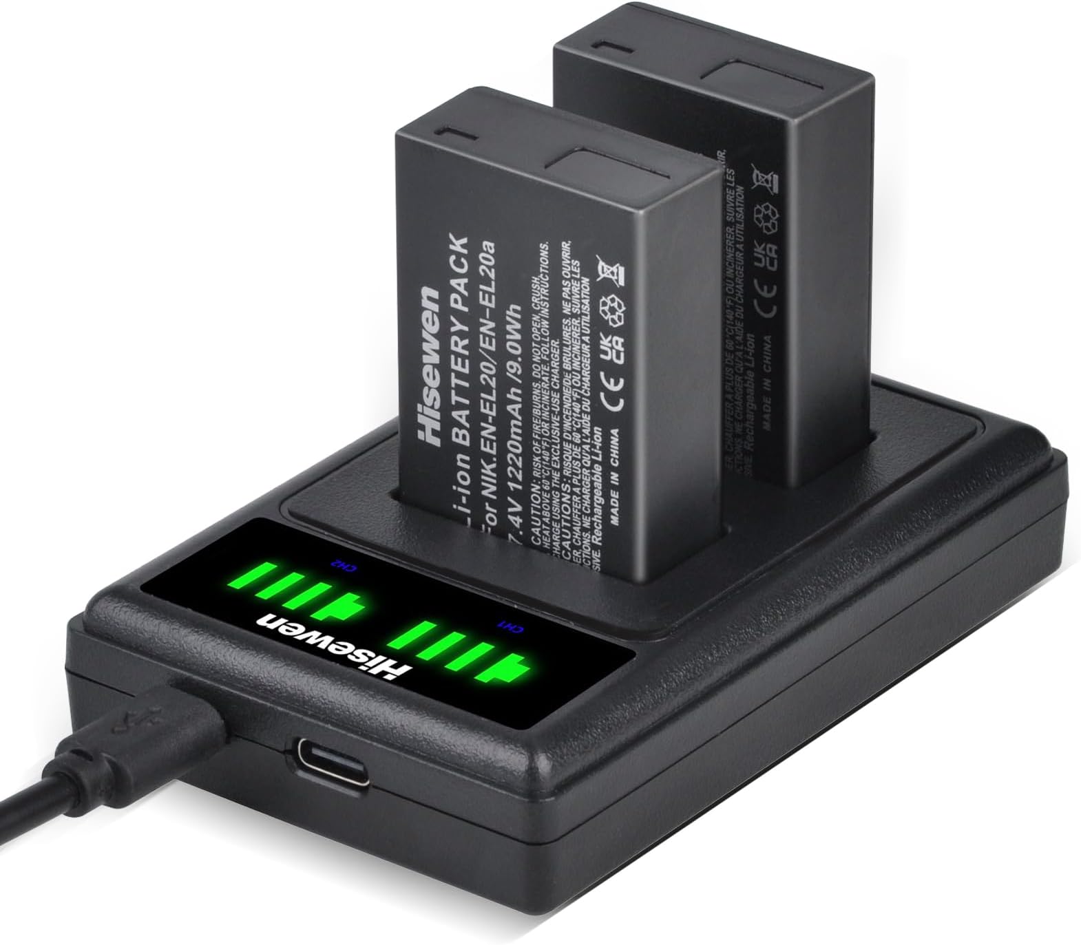 Hisewen EL20 Battery and Charger