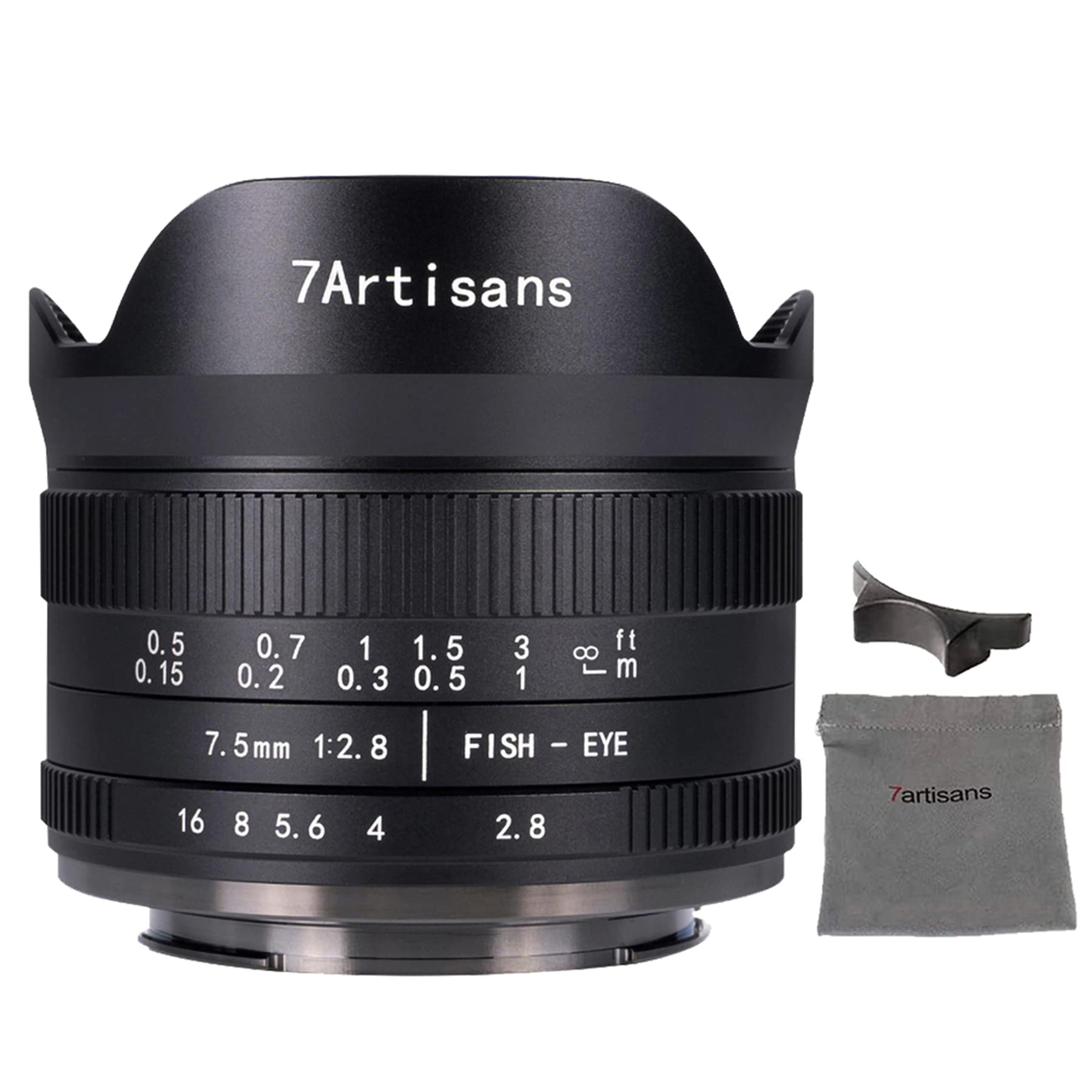 Amazon.com : 7artisans 7.5mm F2.8 II Fisheye Lens APS-C 190