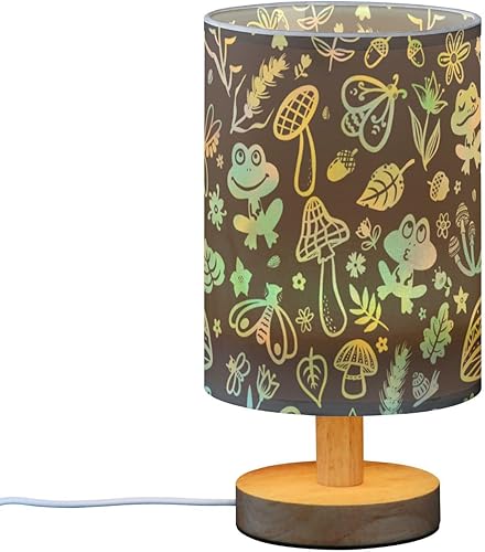 Miniatura 1 de Bedside Lamp Bedside Table Lamps Soft Light Neon Frogs Woodland Lamps for Reading Bathroom