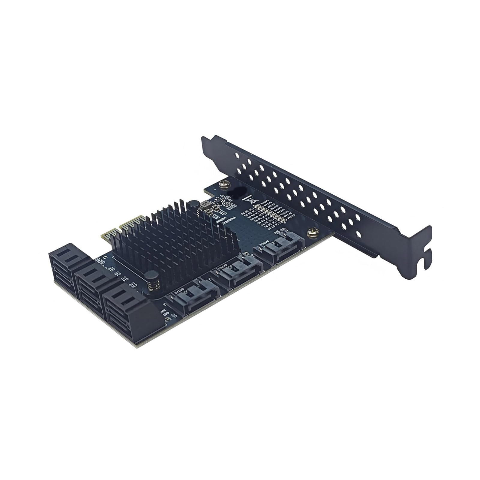 Adattatore di espansione PCIe 1X a 9 porte 6Gbps Velocità di trasferimento hot swappable per sistemi informatici Scheda di espansione PCIe interna