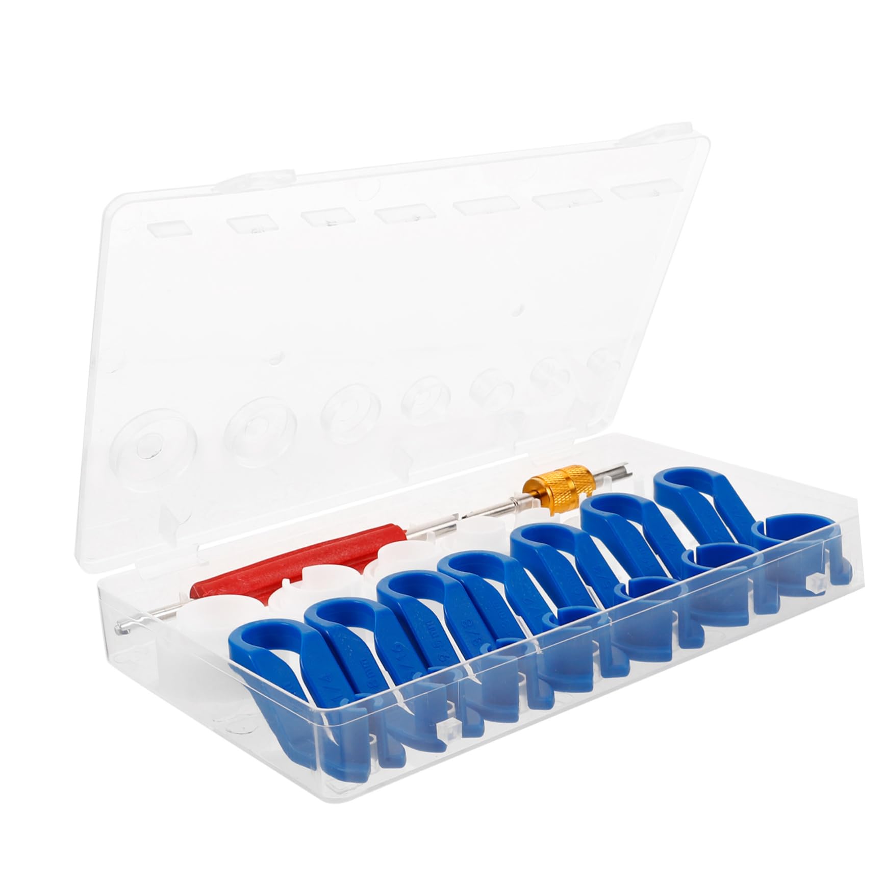 SOESFOUFU Line Disconnect Pliers Set 16pc Kit for Car Transmission Line Automotive Tools Heater Hose Release Tool