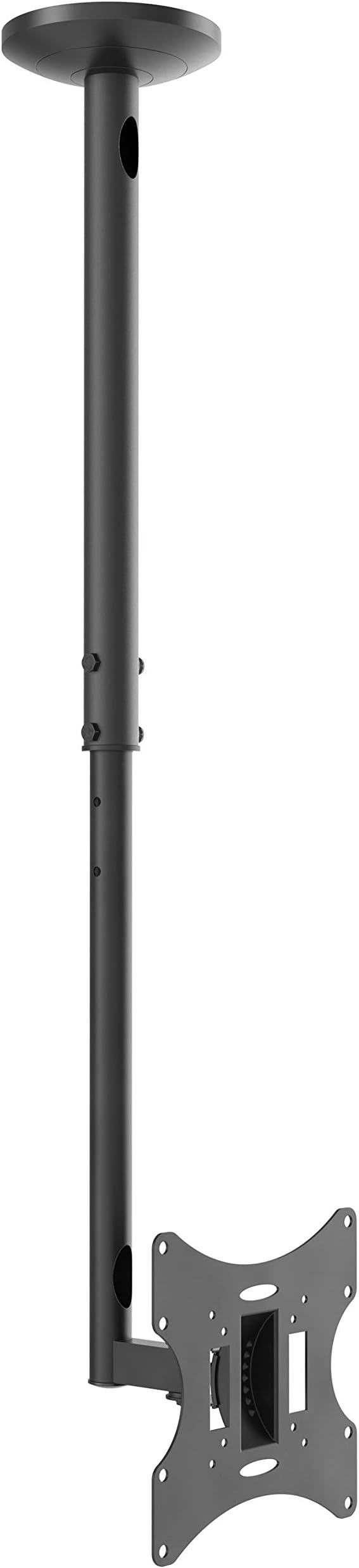 Supporto Da Parete Per TV Supporto Da Soffitto Per TV A Movimento Completo, Per Display LED Da 32 A 65", Staffa TV Girevole, Inclinabile Ed Estensibile, Fino A 600x400 Mm - Foto 8