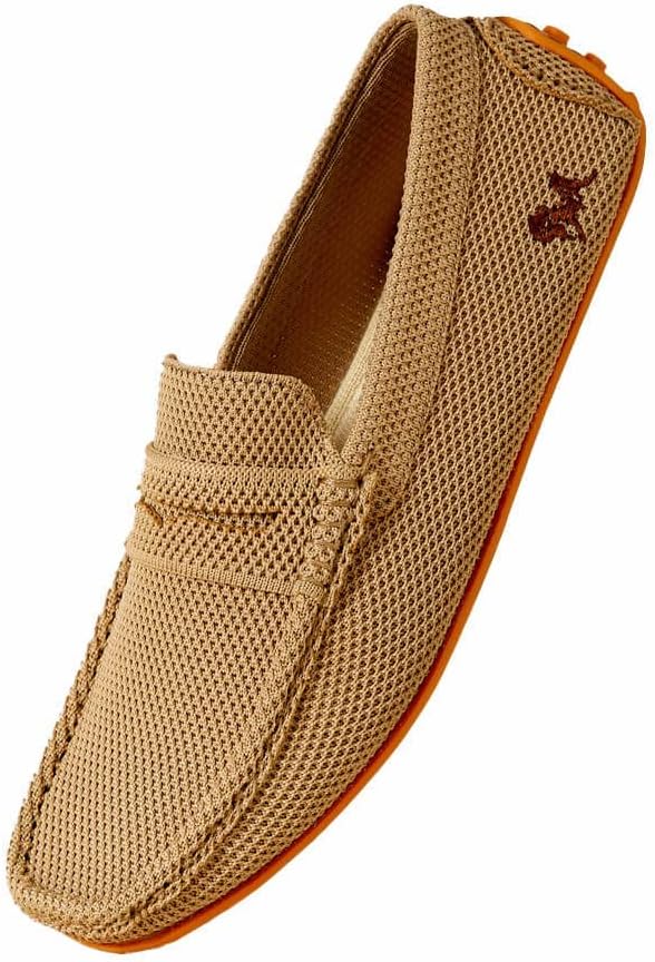 Knit Loafers for Men | Casual and Formal Slip-On Loafers | Trendy, Comfortable and Flexible | Lightweight Shoes for Mens, Designed for All Seasons