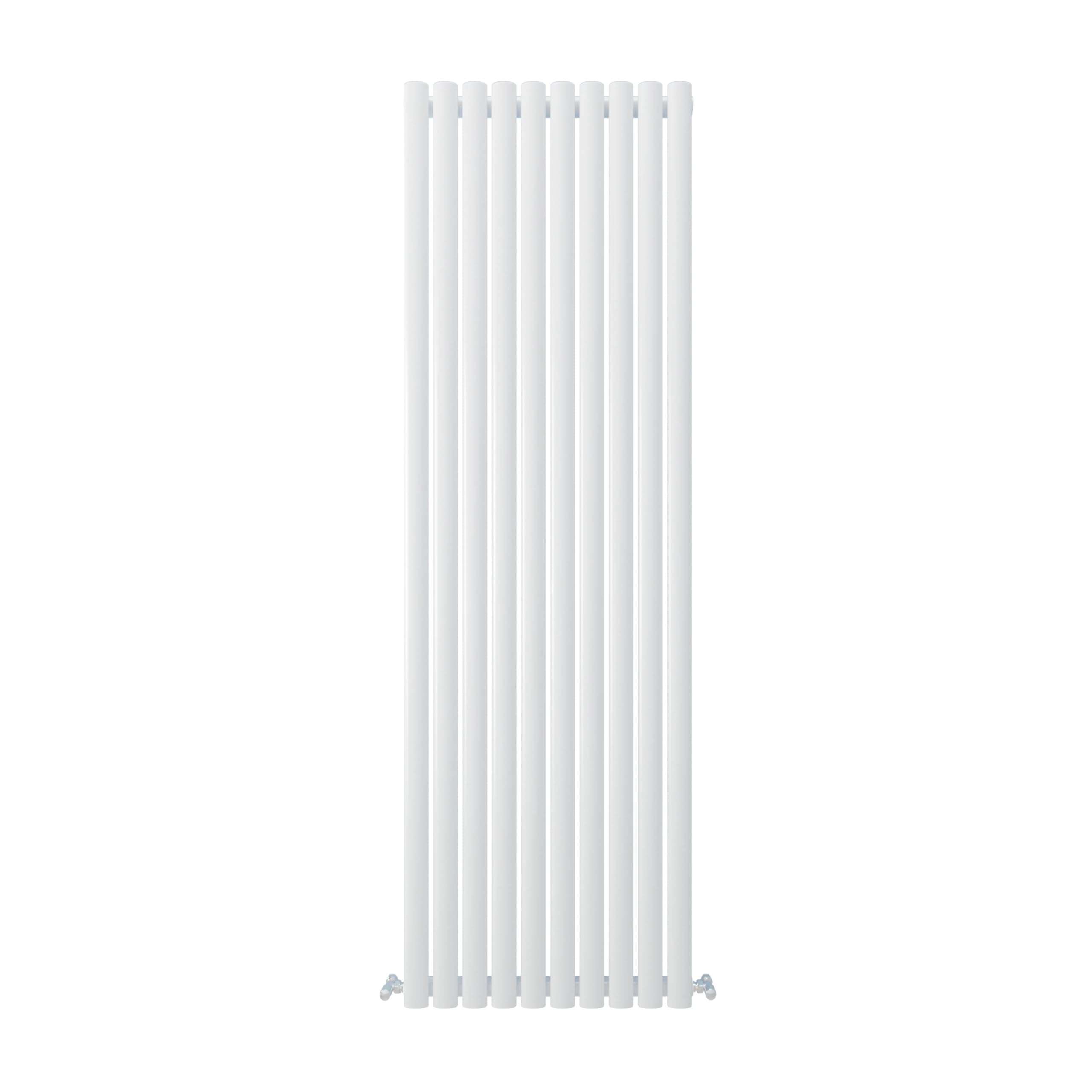 SLINE SANITARY Vertical Designer Oval Column Radiator, Oval Radiator White, 1800×590mm Double Panel Modern Radiator for Bathroom/Living Room, Central Heating Rads, Amazon Radiator Wall Mounted