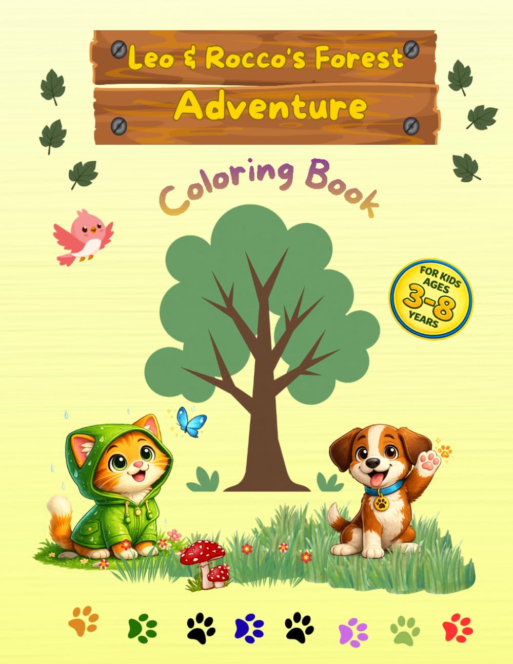 Leo & Rocco's Forest Adventure Coloring Book