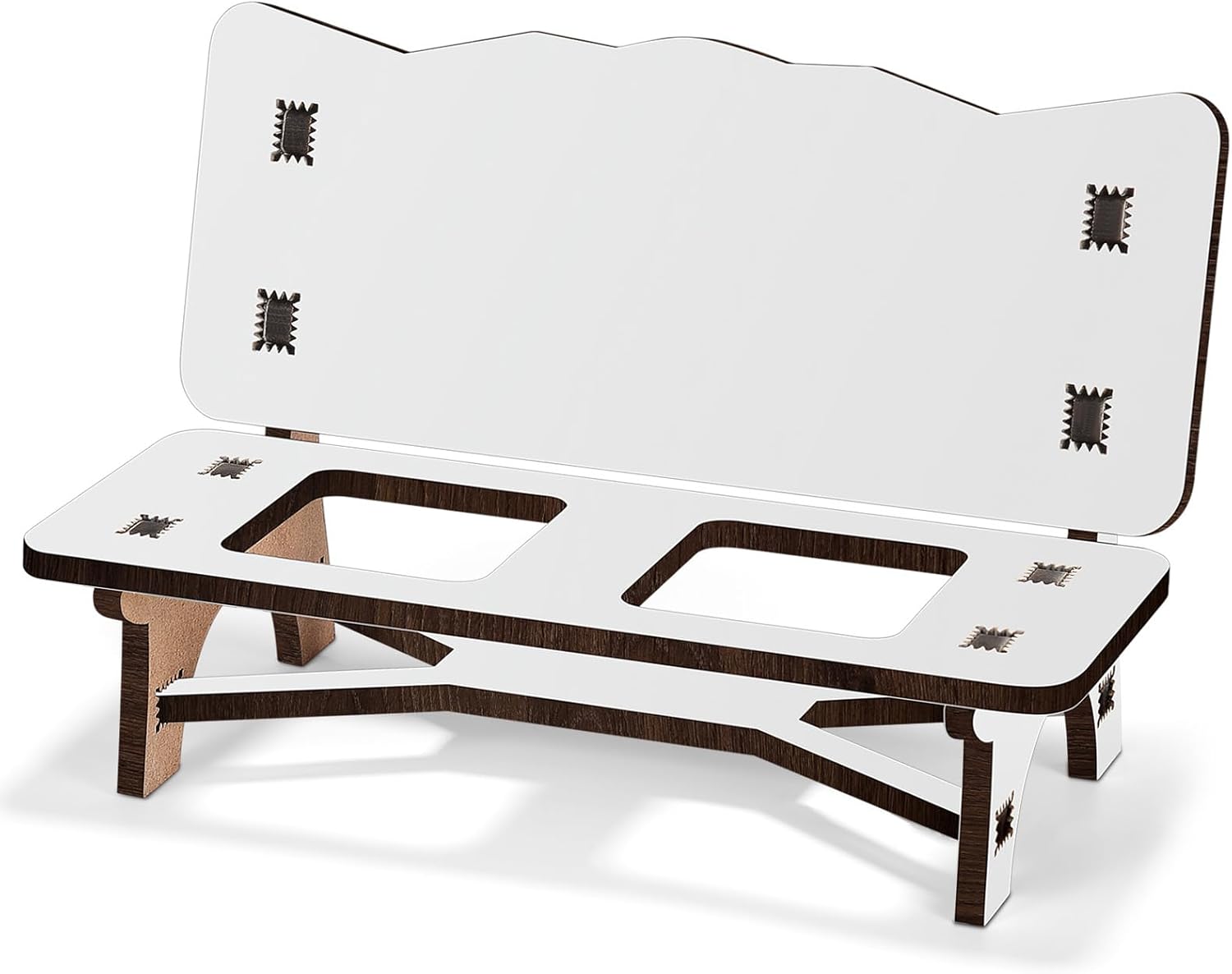 Wyleaves Sublimation Bench Chair MDF Shot Glass Display