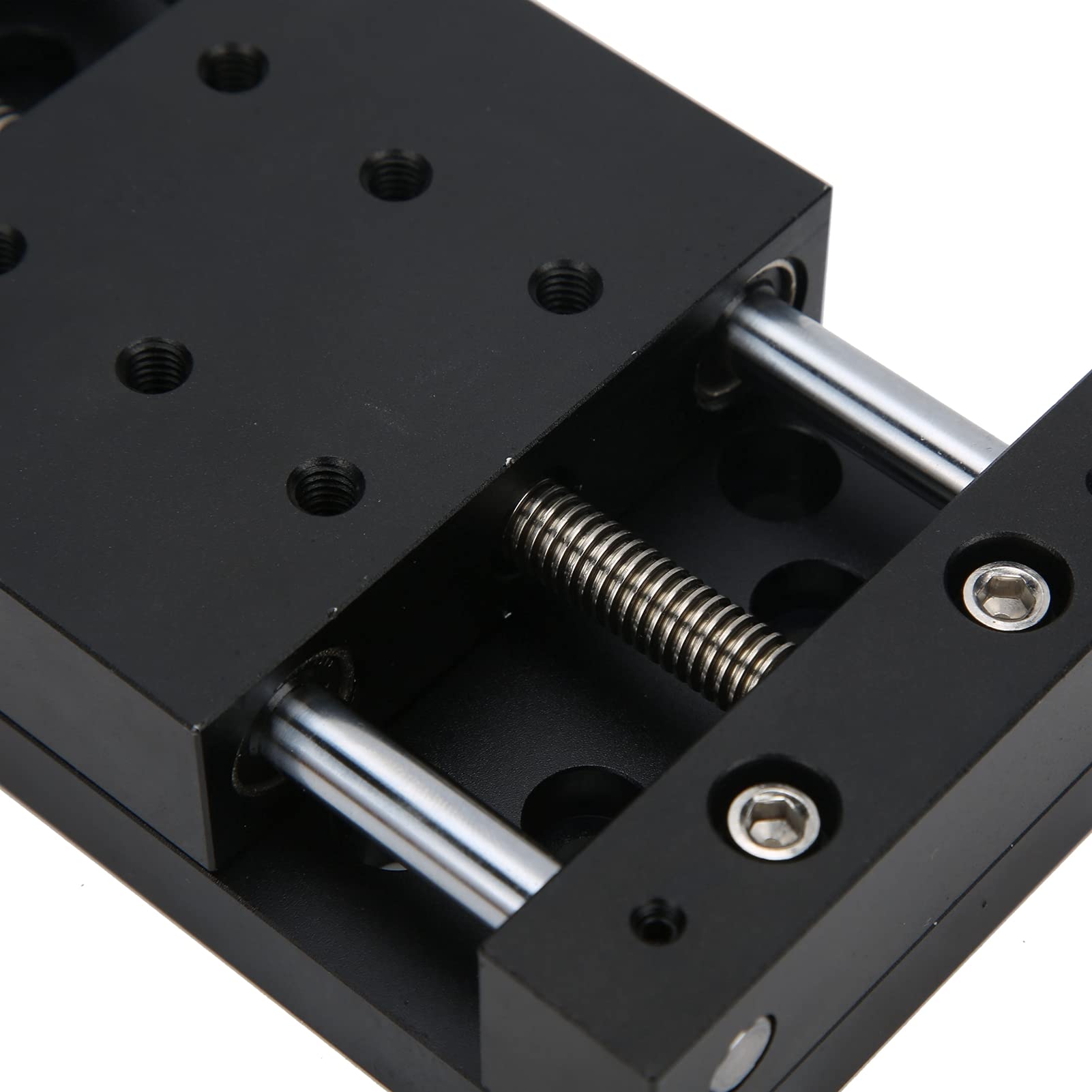 Plataforma deslizante de ajuste fino de manual de platina lineal de ejes X Mesa deslizante Mesa deslizante de aleación de aluminio SP80A-DB60 para dispositivos de medición Suministros industriale