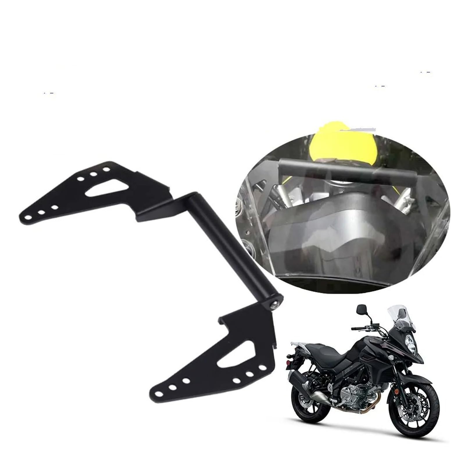 para Suzuki para V-Strom para DL 650 para 650XT para V Strom 2023 para DL650 XT Motocicleta Navegación GPS Soporte Montaje para Teléfono Móvil Motocicleta Teléfono Soporte Navegación