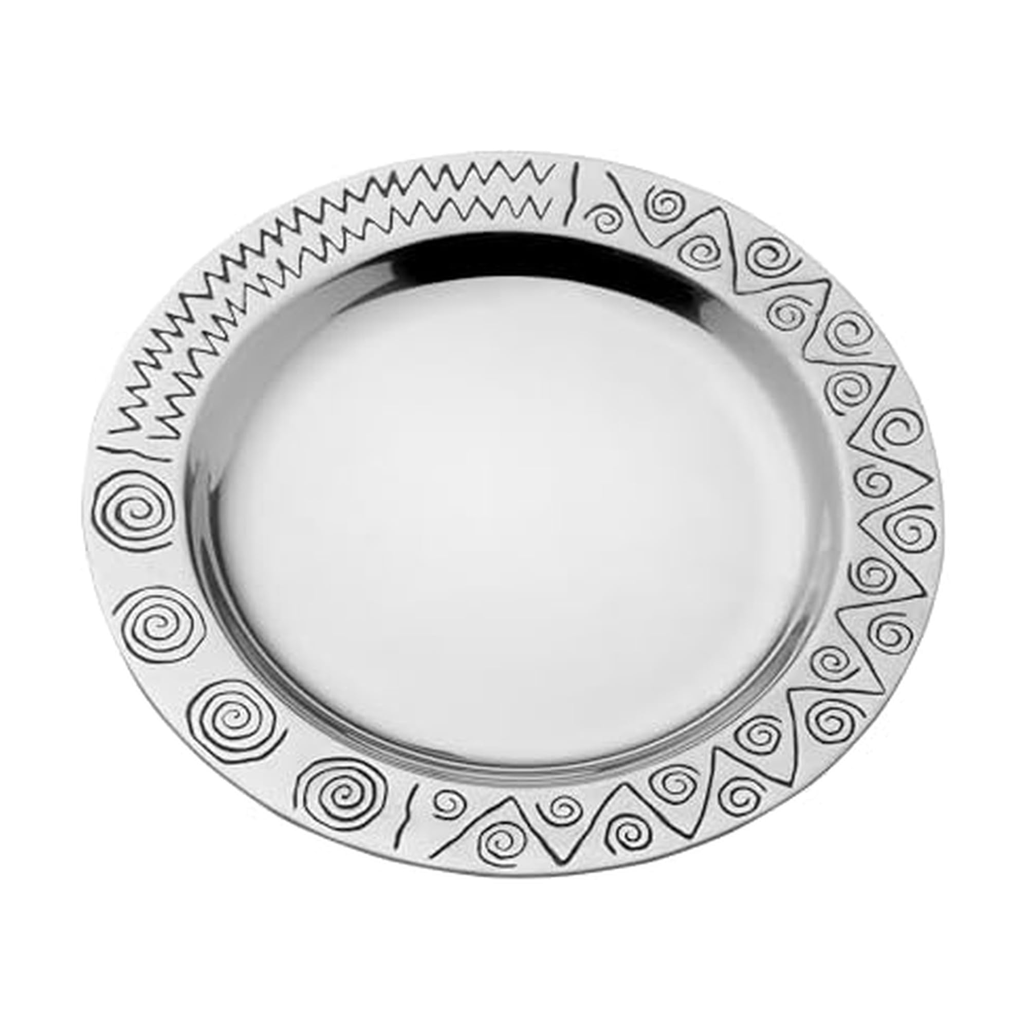 Wilton Armetale Reggae Small Round Serving Tray, 12-Inch