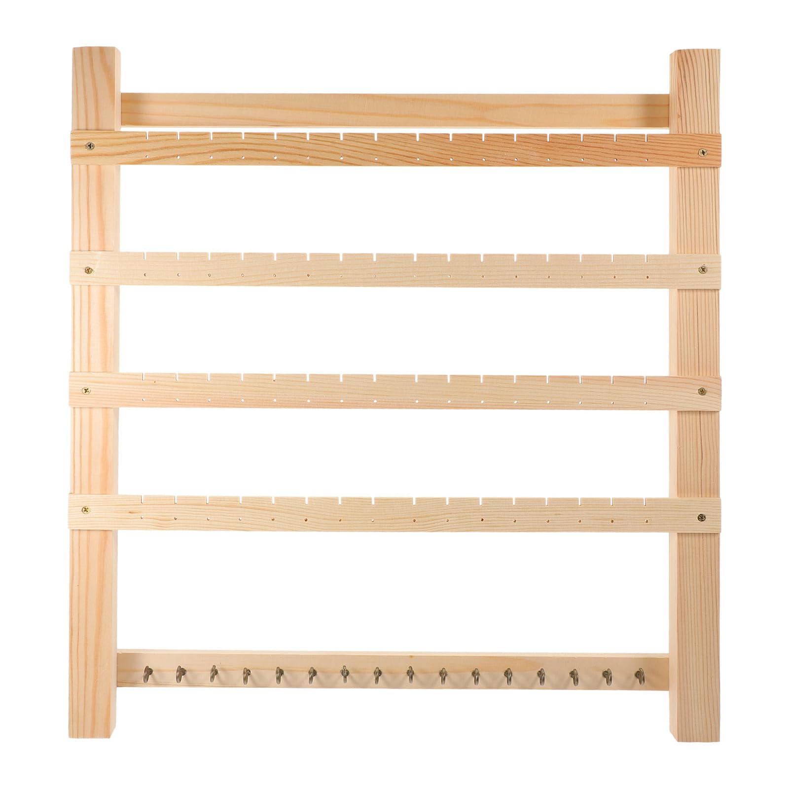 Organisateur mural bois pour bijoux support suspendu boucles oreilles colliers
