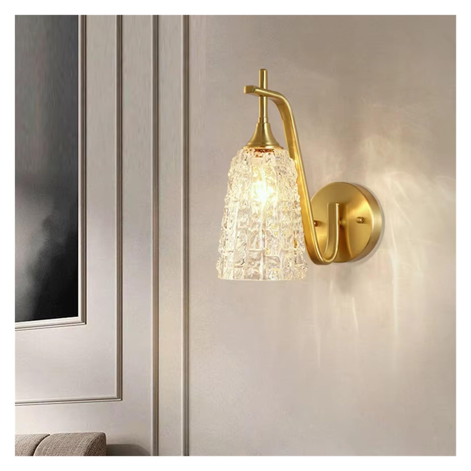 Kinkiet Do Sypialni, Lampka Nocna, Miedziany Salon W Stylu Retro, Kinkiet