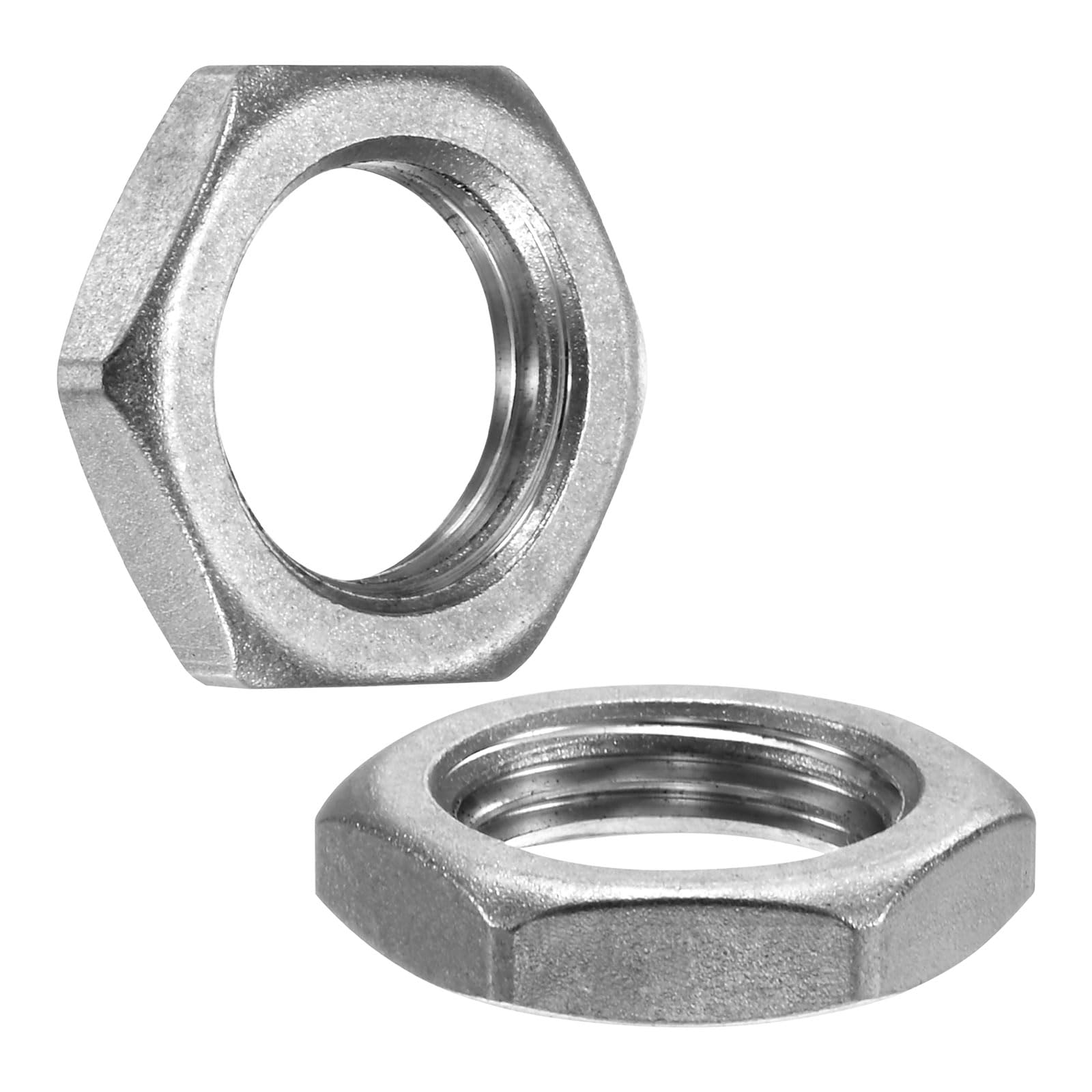 M METERXITY 2-Pack Cast Pipe Fitting Hex Locknut