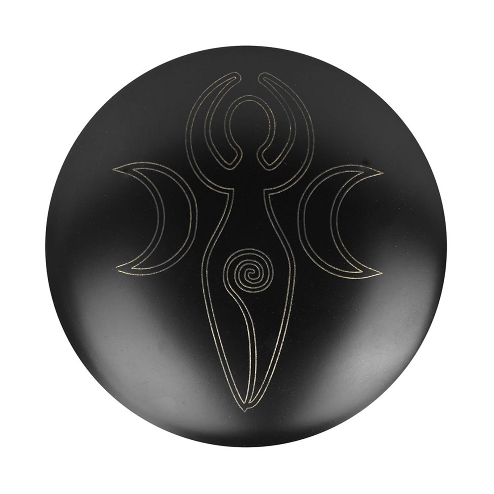 ZBIianxer Modern Black Metal Plate Features Intricate Pattern Ideal for Living Room Decoration Wedding Highlight