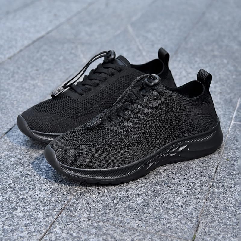 Men's mesh Round Toe Breathable lace-up Casual Sports Shoes with Thick Sole, Lightweight and Non-Slip Running Shoes Suitable for Daily wear, Travel, and Walking4