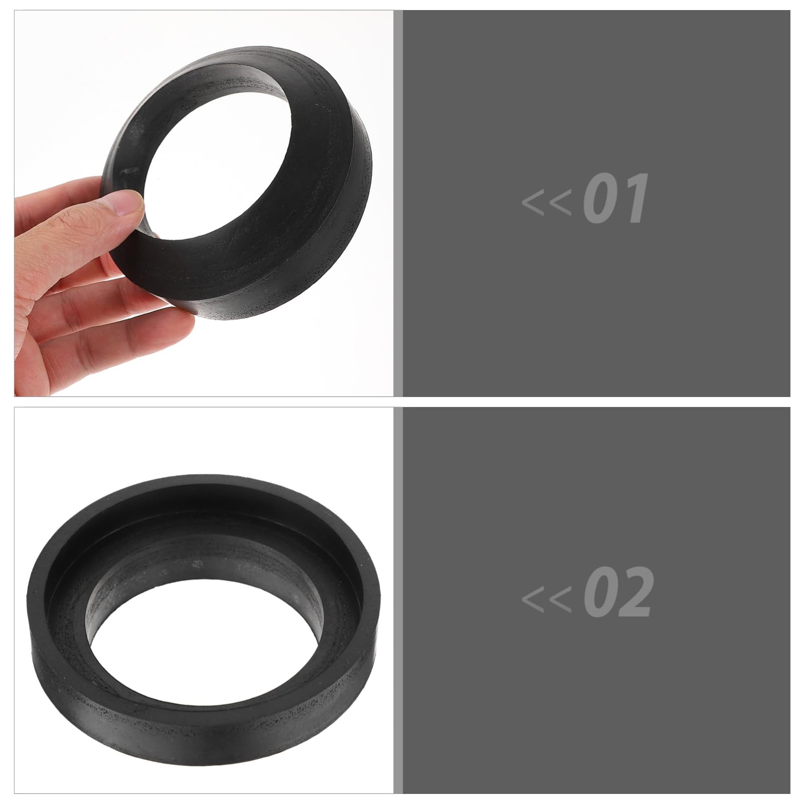 3 Sätze Befestigungsschraube Für Toilettentank Bausatz Runden Wasser Teile Wc-spülkasten Dichtring Premium Toilettentankschrauben Wc-spülkasten Zubehör Schwarz Gummi