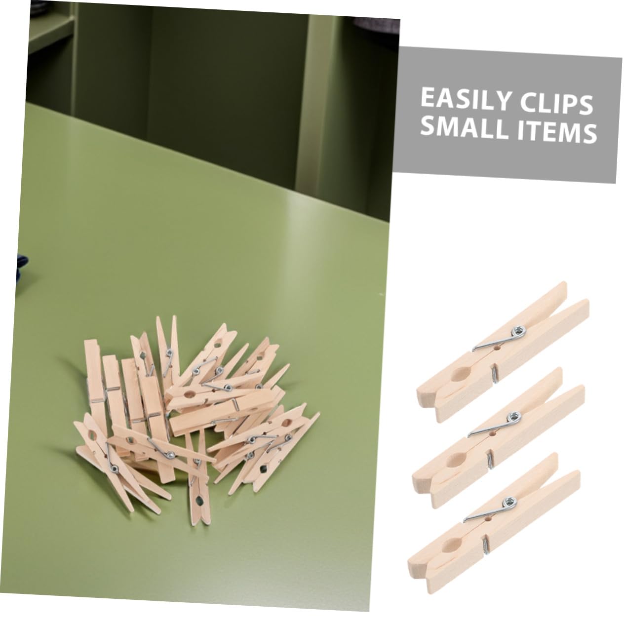 150 Pezzi Mollette in Mini Mollettine Compatte e Antivento per Bucato Foto e Artigianato Design Minimalista e Portatile per Uso e Viaggi