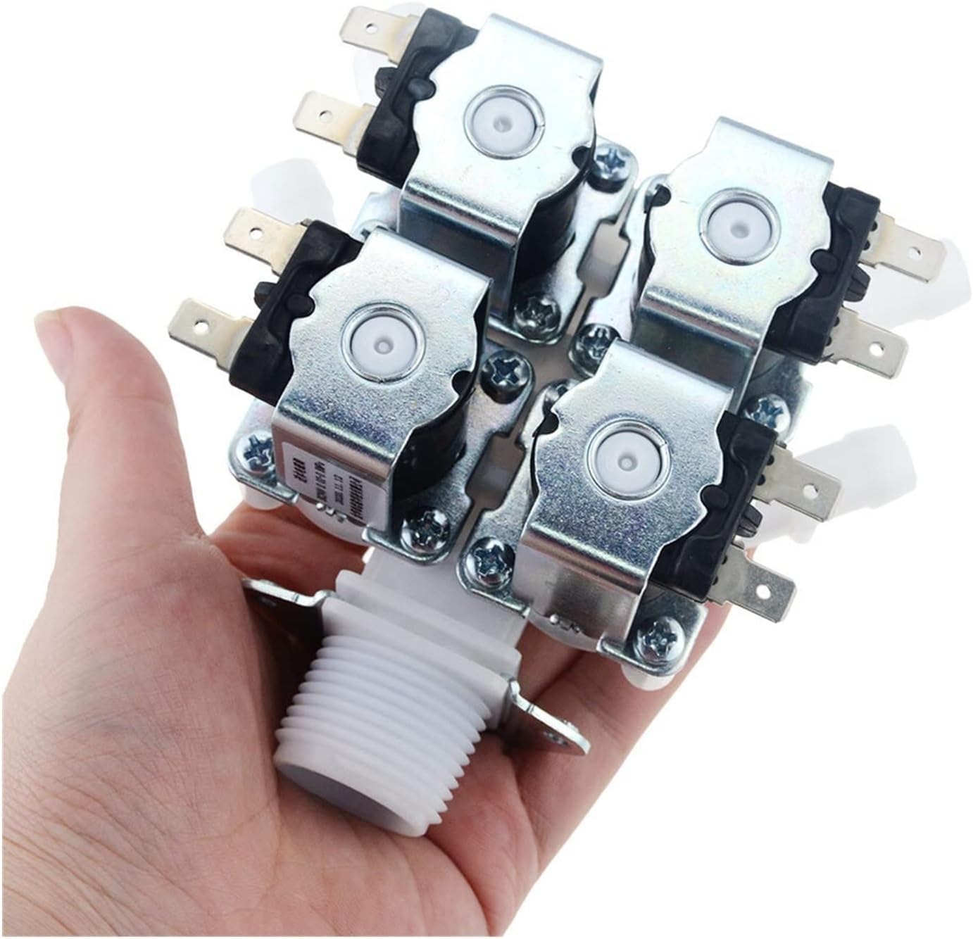 TREDSWQCV Valve DN20 DC12V 24V 36V AC220V G3/4" 1 in 4 Out Electromagnetic Normally Closed Water Drain Electric Inlet Solenoid (Voltage : DC 12V)(DC 36V)