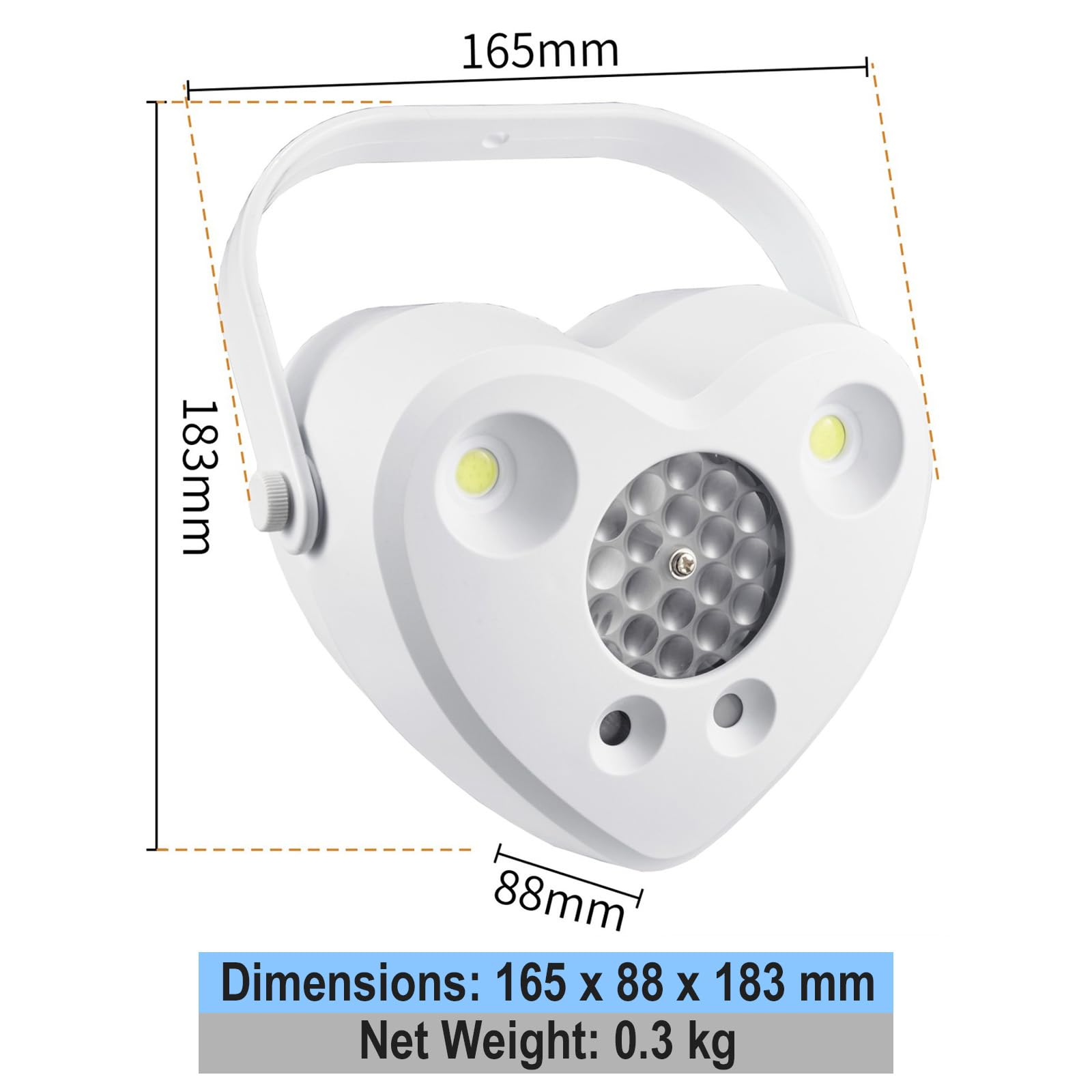 Éclairage de scène 3 en 1 LED stroboscopique RG LED DJ Éclairage DMX Activé par le son Lumière disco pour club, bar, karaoké, mariage, événement et spectacle
