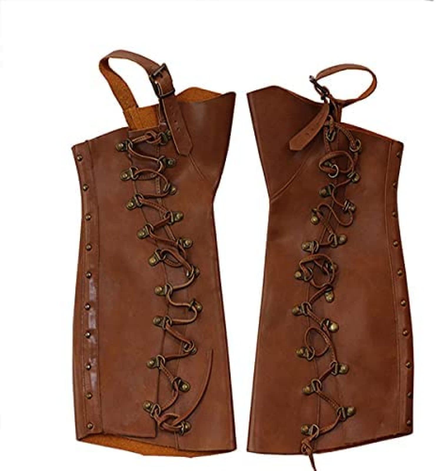 Mules en cuir 2 boucles réglables, crème