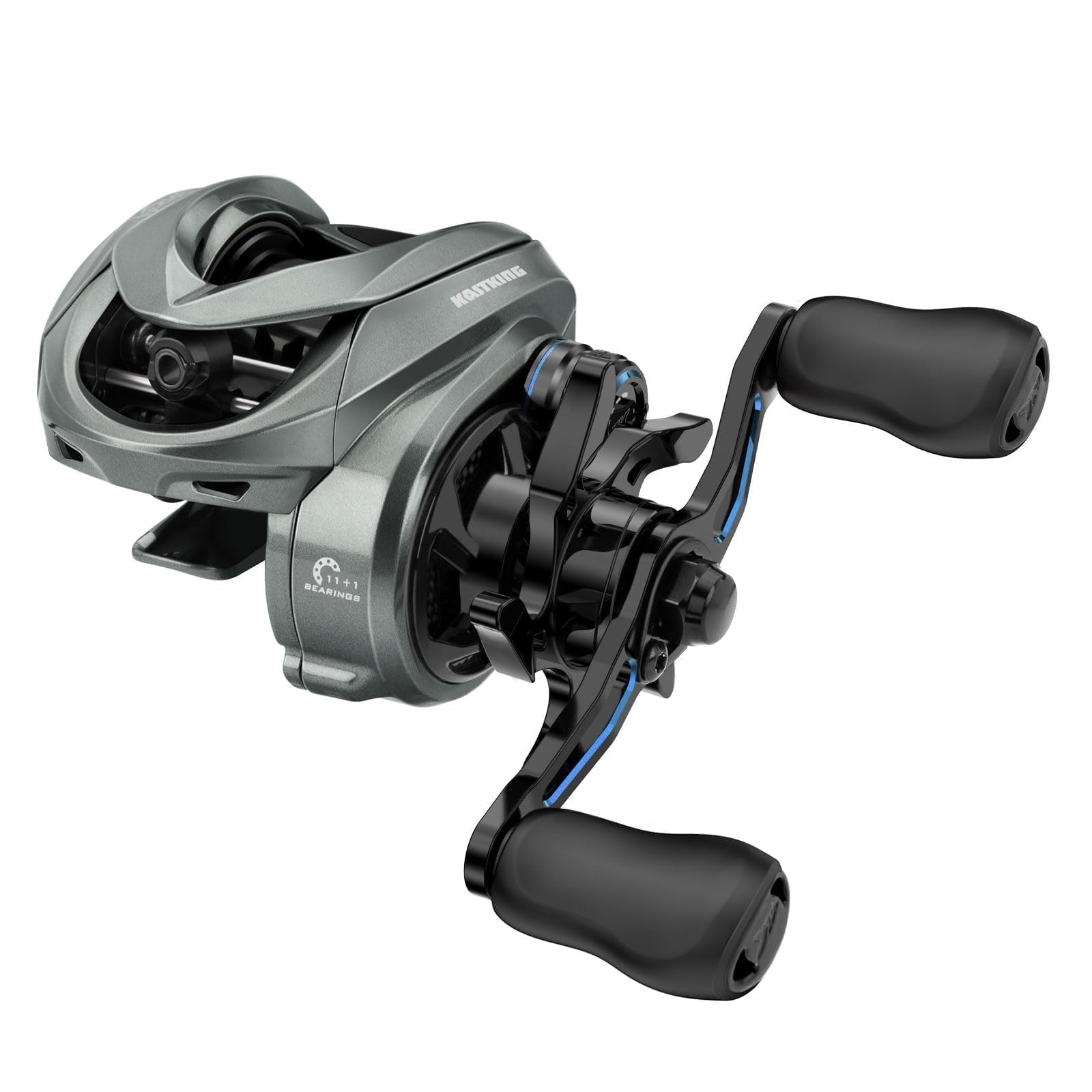 KastKing Kestrel Elite Baitcasting Fishing Reel, Finesse Baitcaster Lightest, Easily Cast Lures Down to 1/32 oz, 11+1 Double Shielded BB, Available in 8.4:1 and 7.5:1 Gear Ratios