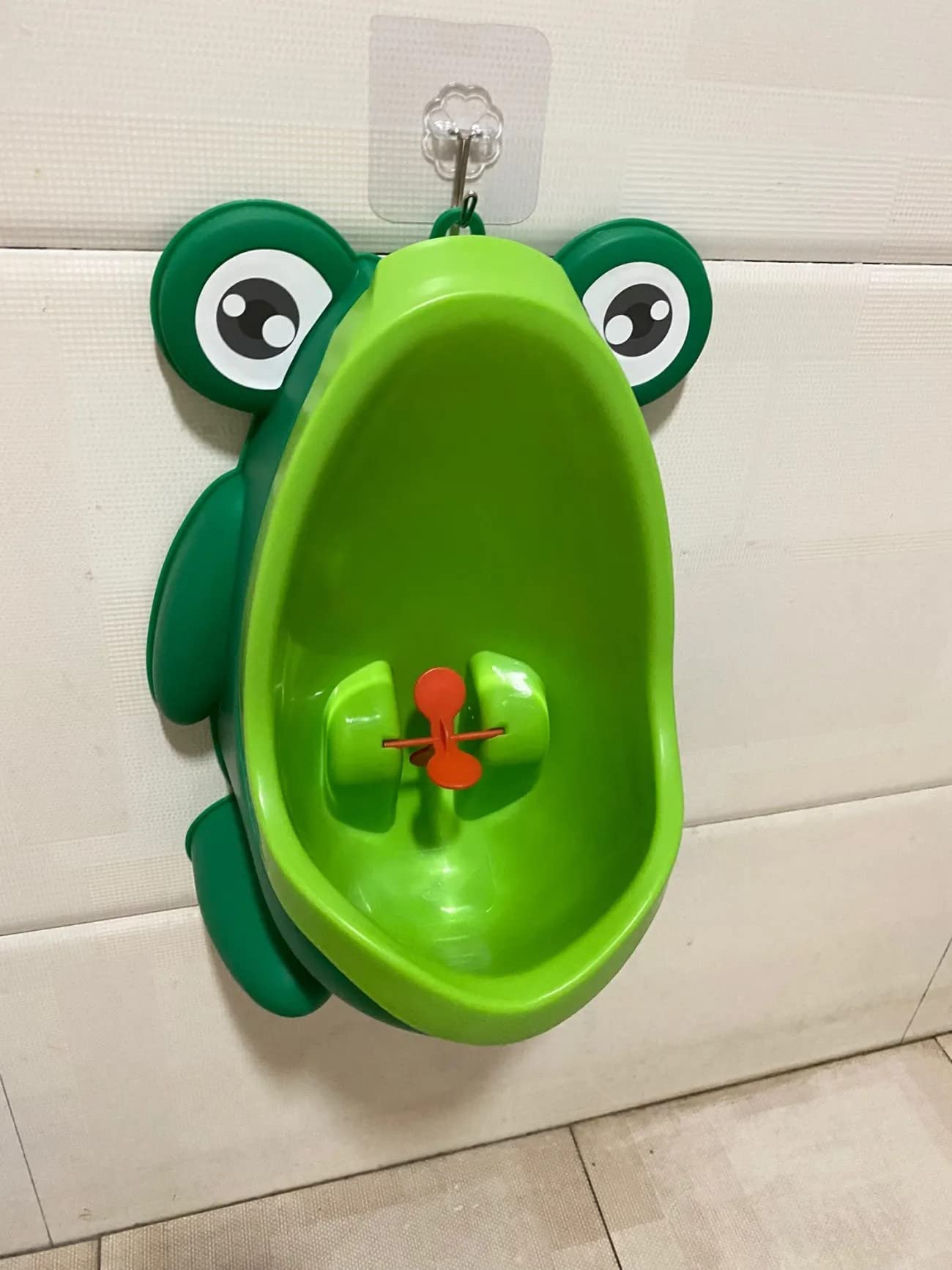 Pot d'apprentissage de la propreté pour garçons - Grenouille - Urinoir de salle de bain