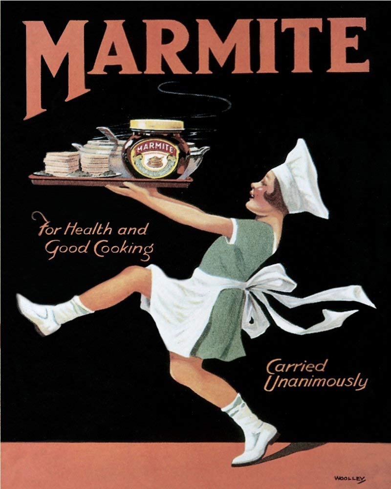Marmite - METAL Wall Sign 6x8Inches - Plaque Vintage Retro