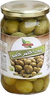 برطمان زيتون أخضر جامبو من اكسترا فود، 720 جرام